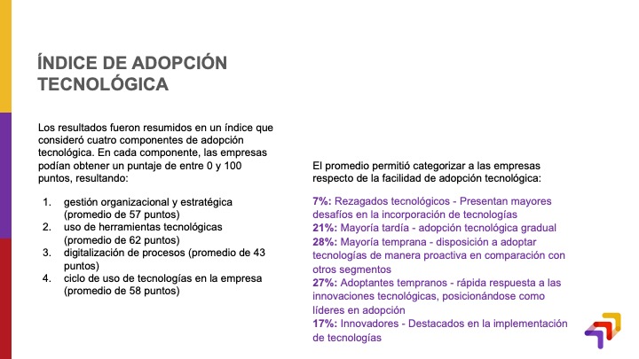 Resumen Línea base de adopción tecnológica E